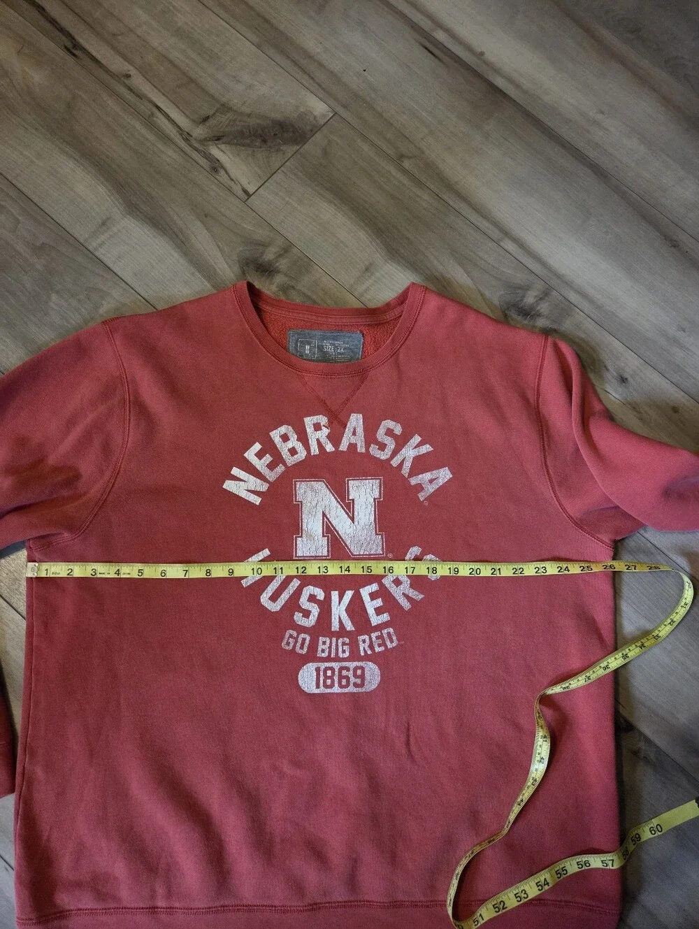 Nebraska Huskers Red Crewneck Sweatshirt
